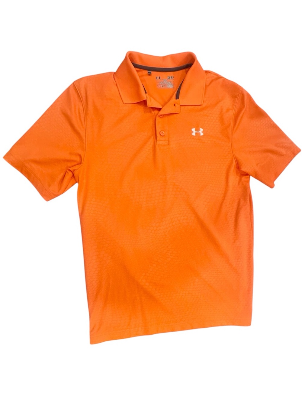 Under Armour Men's Orange Active Polo Shirt